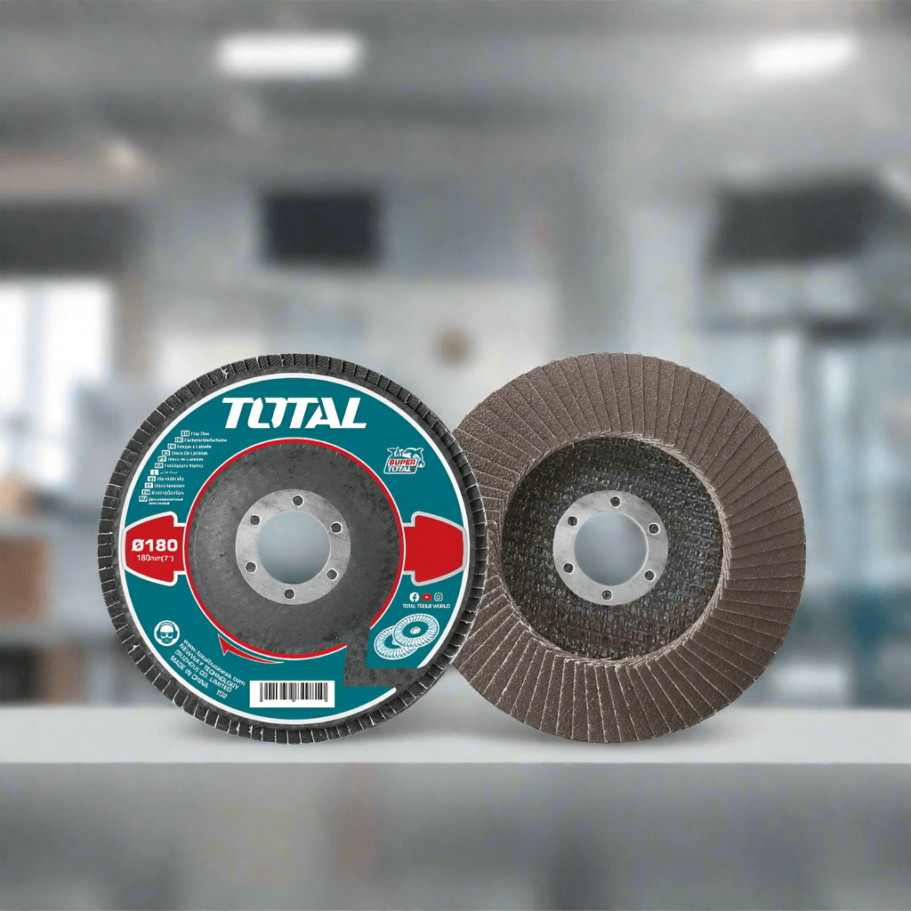 Total Grinding & Cutting Wheels Total Flap Disc 180mm x 22.2mm x 120,P80 - TAC631803