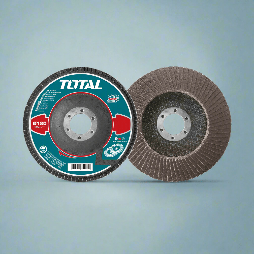 Total Grinding & Cutting Wheels Total Flap Disc 180mm x 22.2mm x 120,P80 - TAC631803