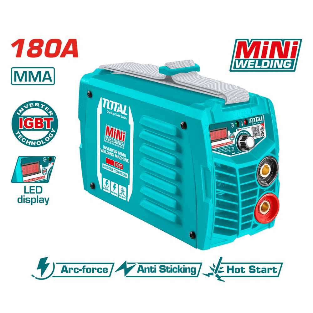 Total Welding Machine & Accessories Total Inverter MMA Welding Machine 180A - TW218016