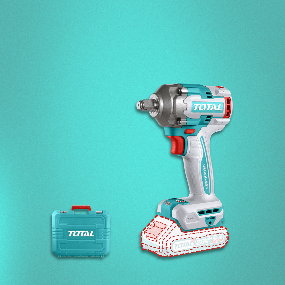 Total Impact Wrench & Driver Total Lithium-Ion Cordless Impact Wrench With Battery And Charger - TIWLI2040