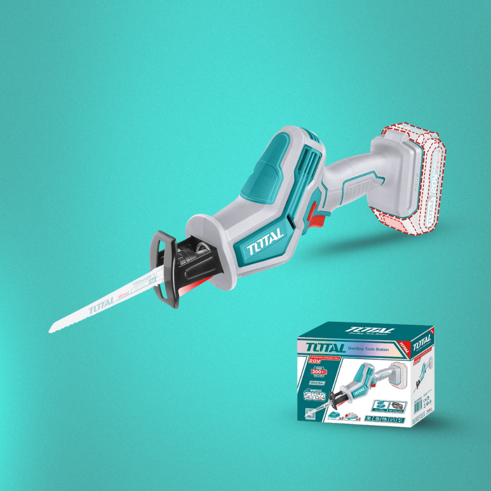 Total Reciprocating Saw Total Lithium-Ion Cordless Reciprocating Saw With Battery And Charger - TRSLI6506