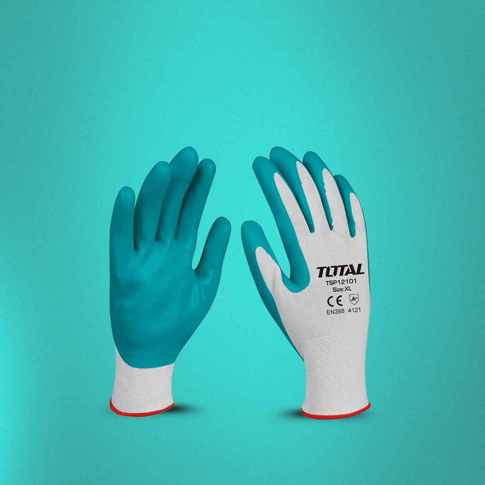 Total Work Gloves Total Nitrile Gloves XL 12 Pairs - TSP12102