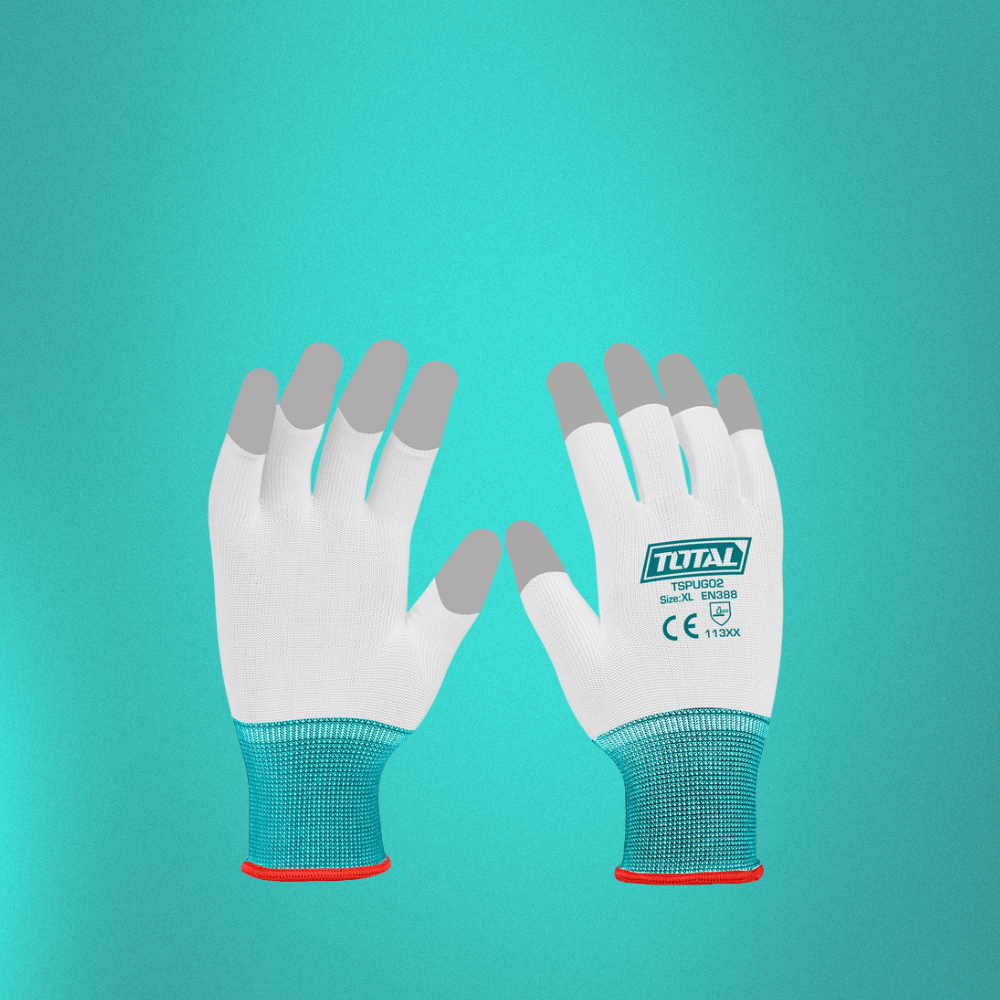 Total Work Gloves Total PU Coated Gloves XL 12 Pairs - TSPUG02