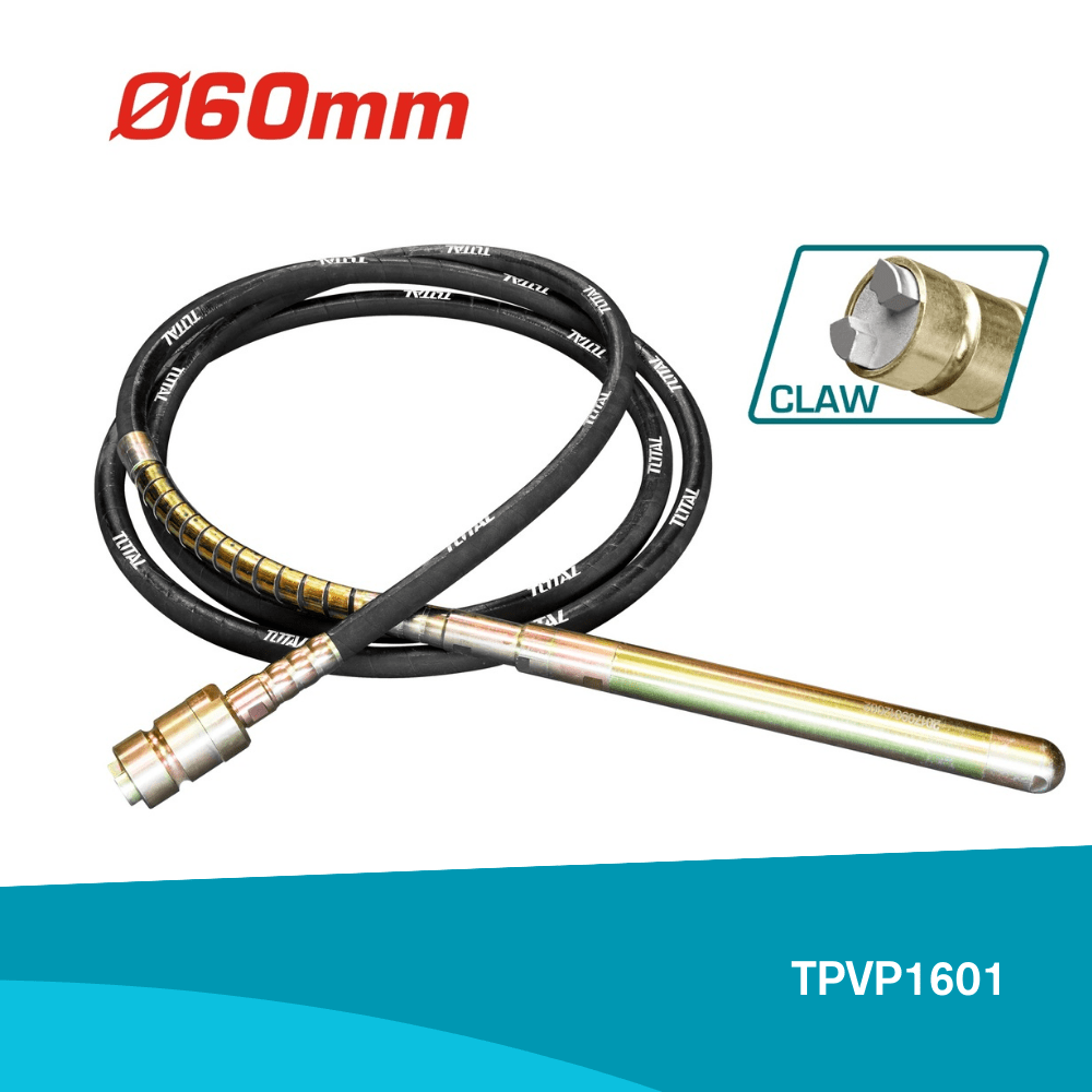Total Construction Equipment Total Vibrator Poker 60mm - TPVP1601