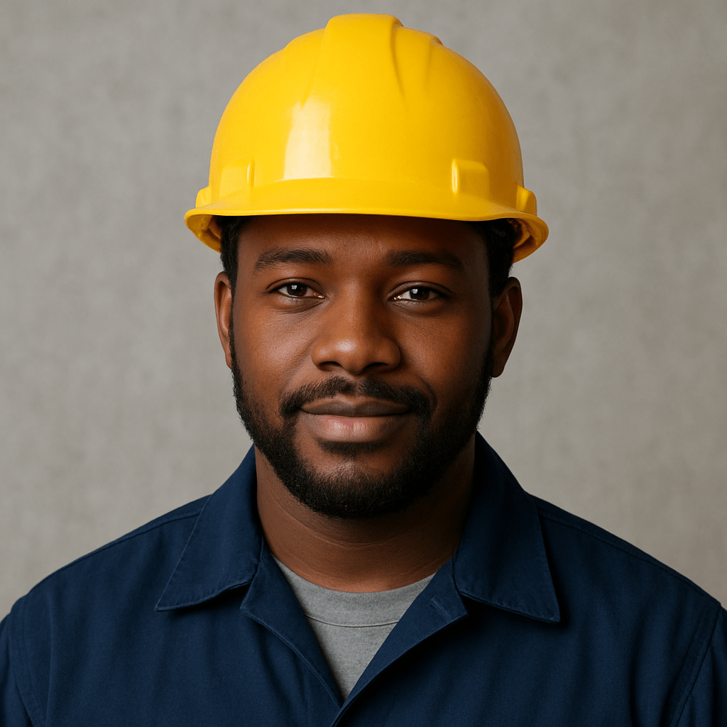 Total Safety Helmets Total Yellow Safety Helmet with Ribbon Chin Strap - TSP2603