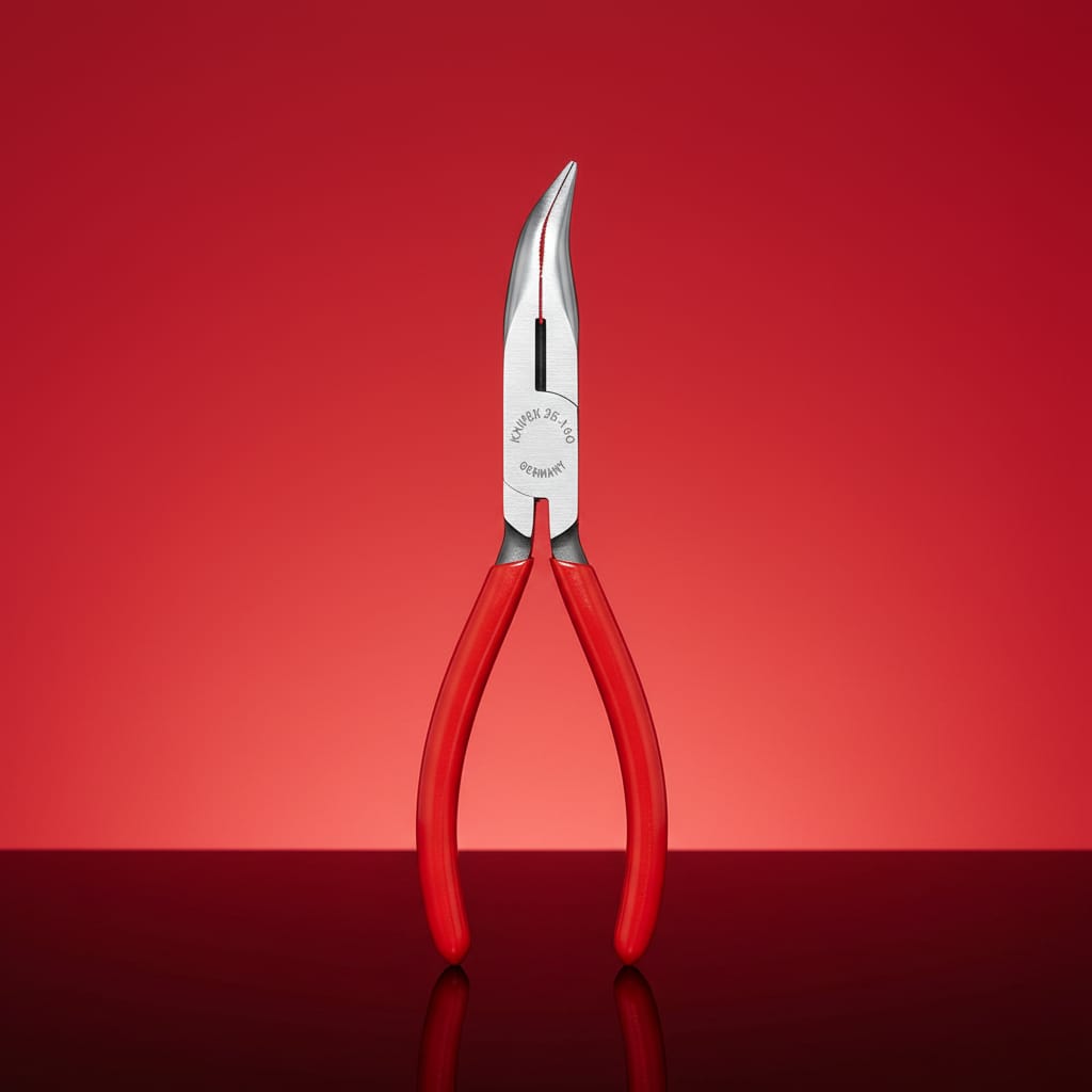 Knipex Snip Nose Side Cutting Pliers Curved Head 160mm - K-2521160