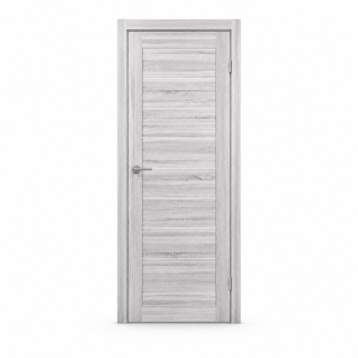 Unidoors Interior Doors Unidoors Modern Slim Horizontal Glass-Line Interior Door with Handle, Lock & 5 Keys - MD01