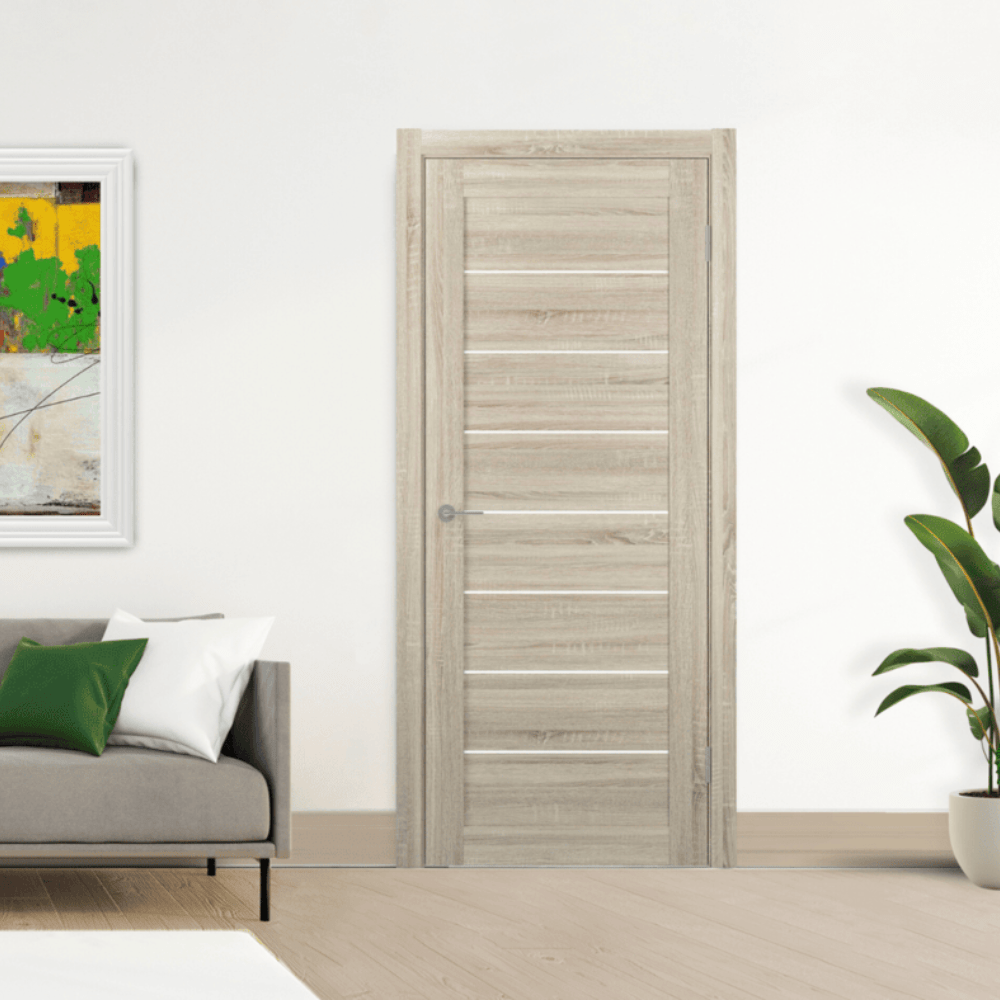Unidoors Security Doors Unidoors Oak Sonoma PVC Internal Door - MD01