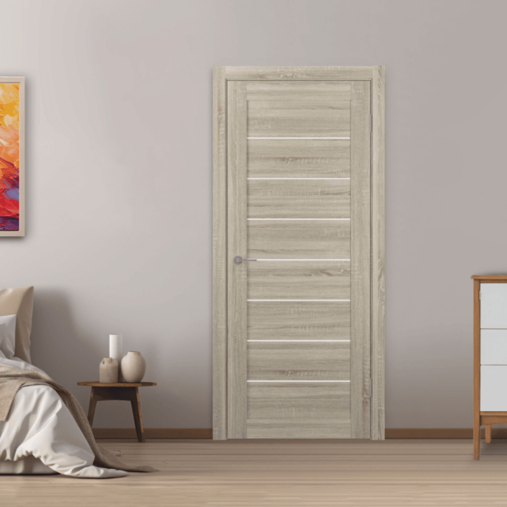 Unidoors Security Doors Unidoors Oak Sonoma PVC Internal Door - MD01