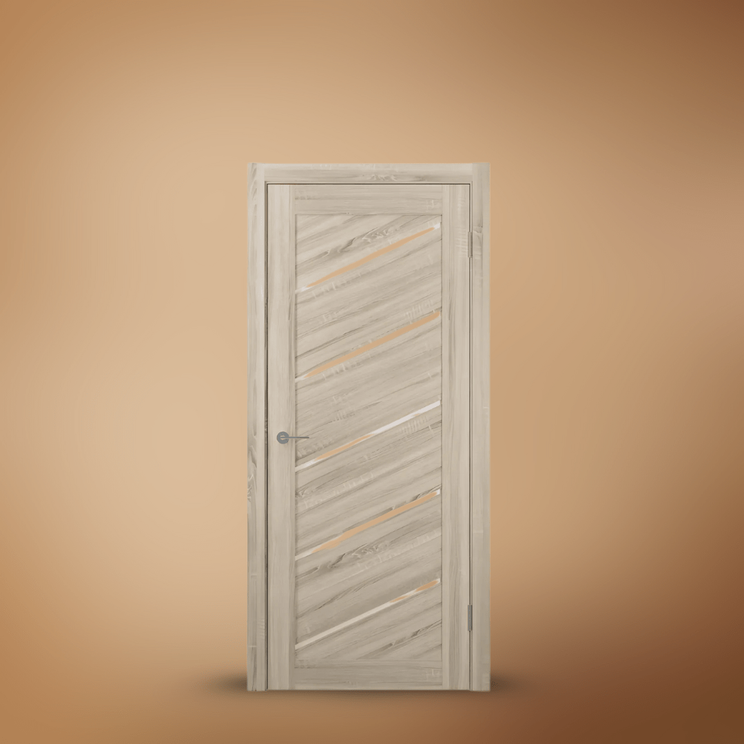 Unidoors Security Doors Unidoors Oak Sonoma PVC Internal Door - MD03