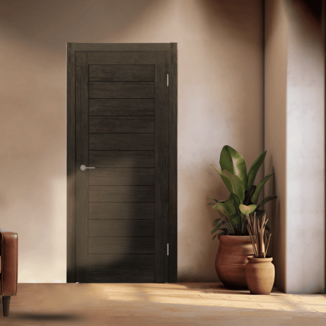 Unidoors Security Doors Unidoors Wenge PVC Internal Door - ES01