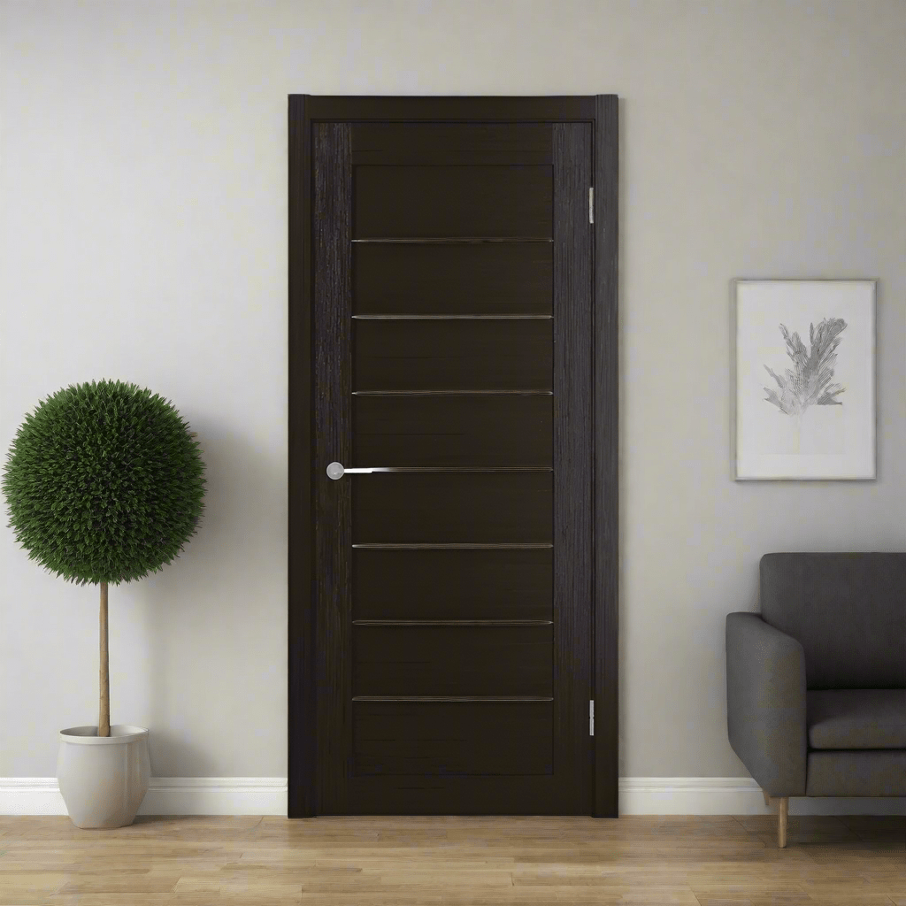 Unidoors Security Doors Unidoors Wenge PVC Internal Door - MD01