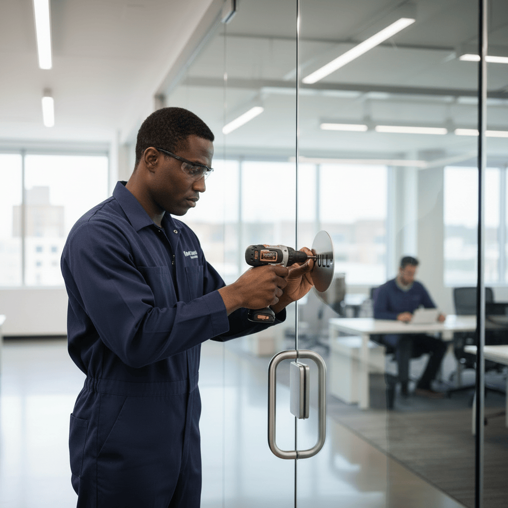 Union Door Hardware & Accessories Union 76mm Satin Stainless Steel Pull Door Sign - S-PULL-76D-SSS