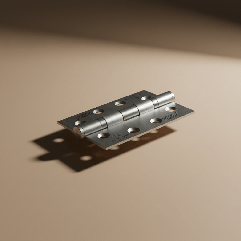 Union Door Hardware & Accessories Union Black Stainless Steel Ball-Bearing Butt Hinge 4" x 3" x 3mm - HN-2BB-403030-BLK