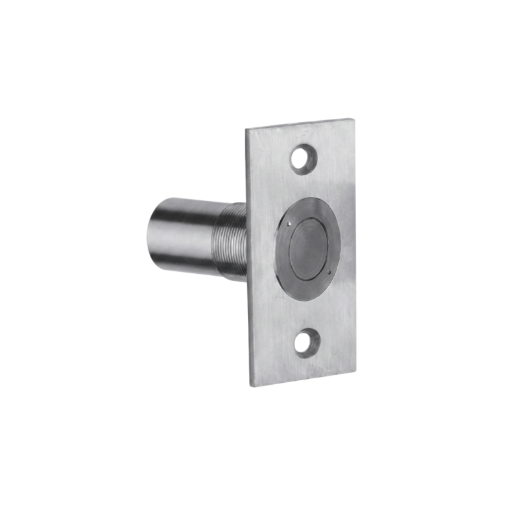Union Door Hardware & Accessories Union Satin Nickel Dust-Proof Floor Socket for Flush Bolts - SN DPS-001-SN