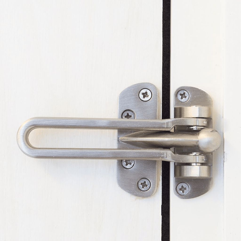 Union Door Hardware & Accessories Union Satin Stainless Steel Wishbone Door Security Guard - ES-DG-010-SSS