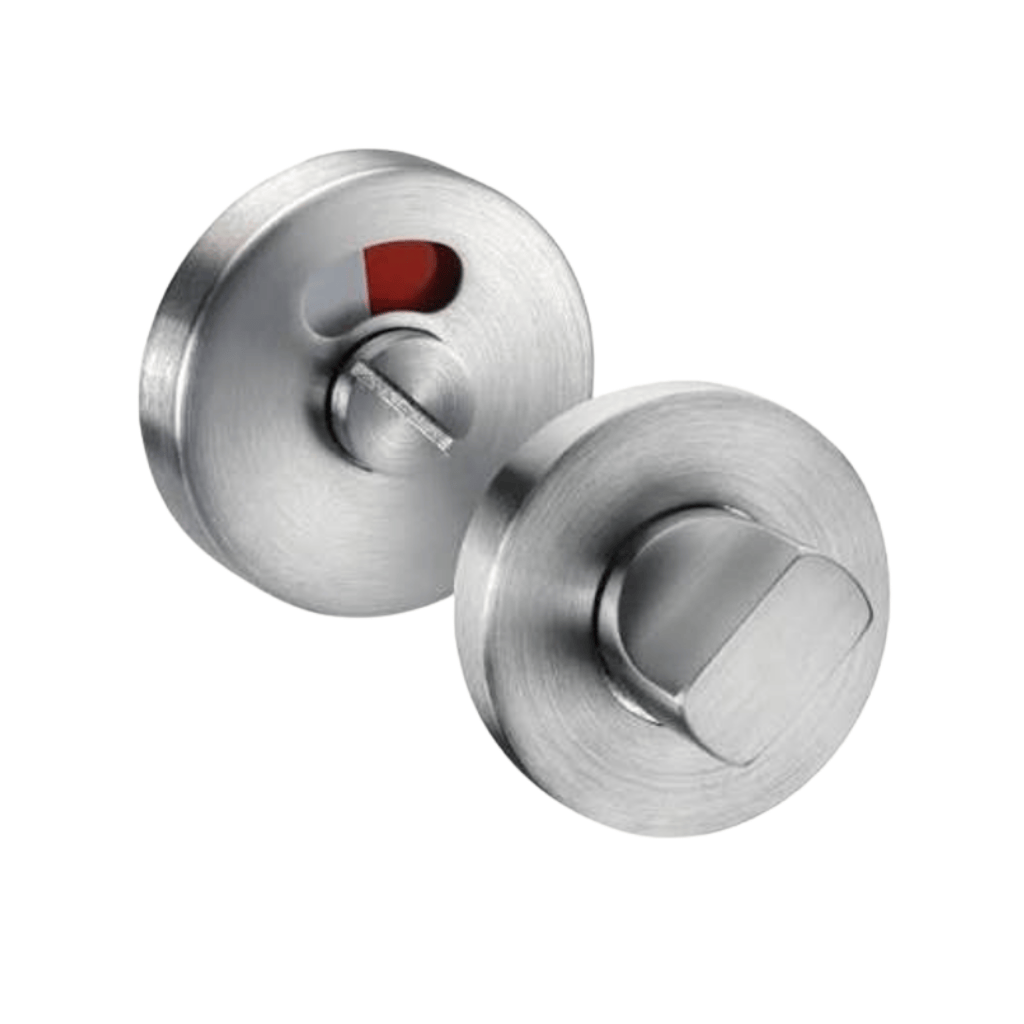 Union Door Hardware & Accessories Union Toilet Indicator & Thumbturn Set with Emergency Release | Black & Satin