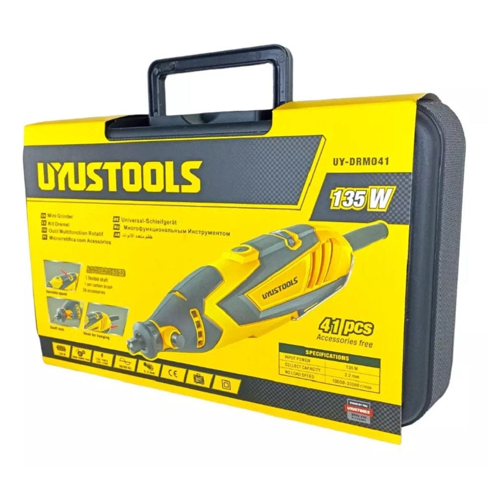 Uyustools Rotary & Oscillating Tool Uyustools 41 Pieces Mini Grinder 135W - UY-DRM041-CL