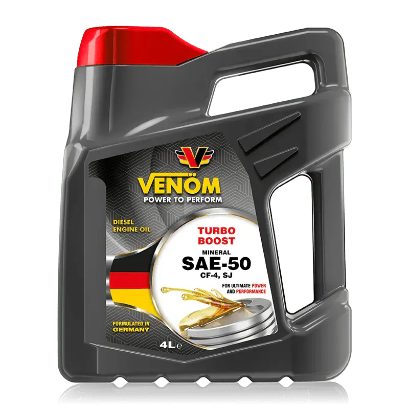 Venom Engine Oils & Vehicle Fluids Venom Turbo Boost Mineral Engine Oil 5L/208L - SAE 50