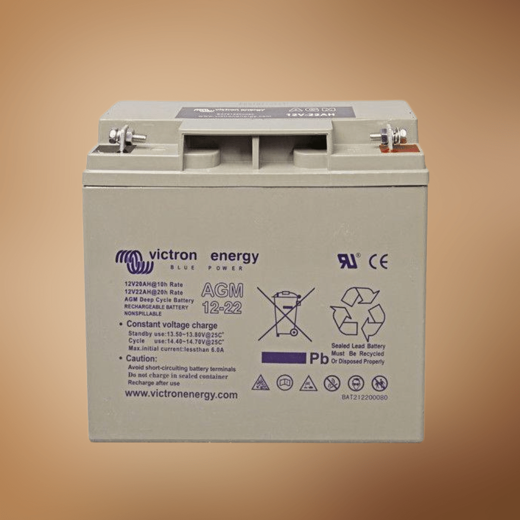 Victron Power Management & Protection Victron Energy Deep Cycle AGM Battery 12V 22Ah - BAT212200084