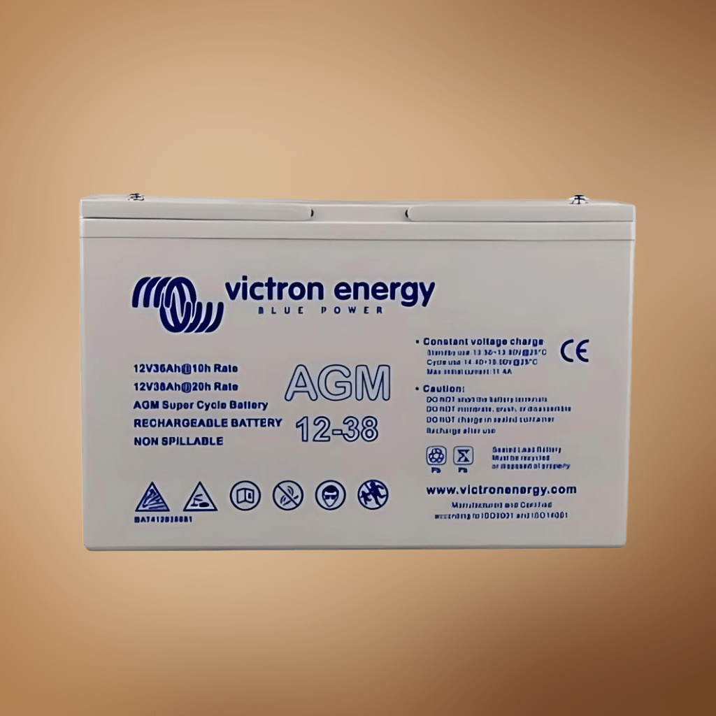 Victron Power Management & Protection Victron Energy Deep Cycle AGM Battery 12V 38Ah - BAT412350084