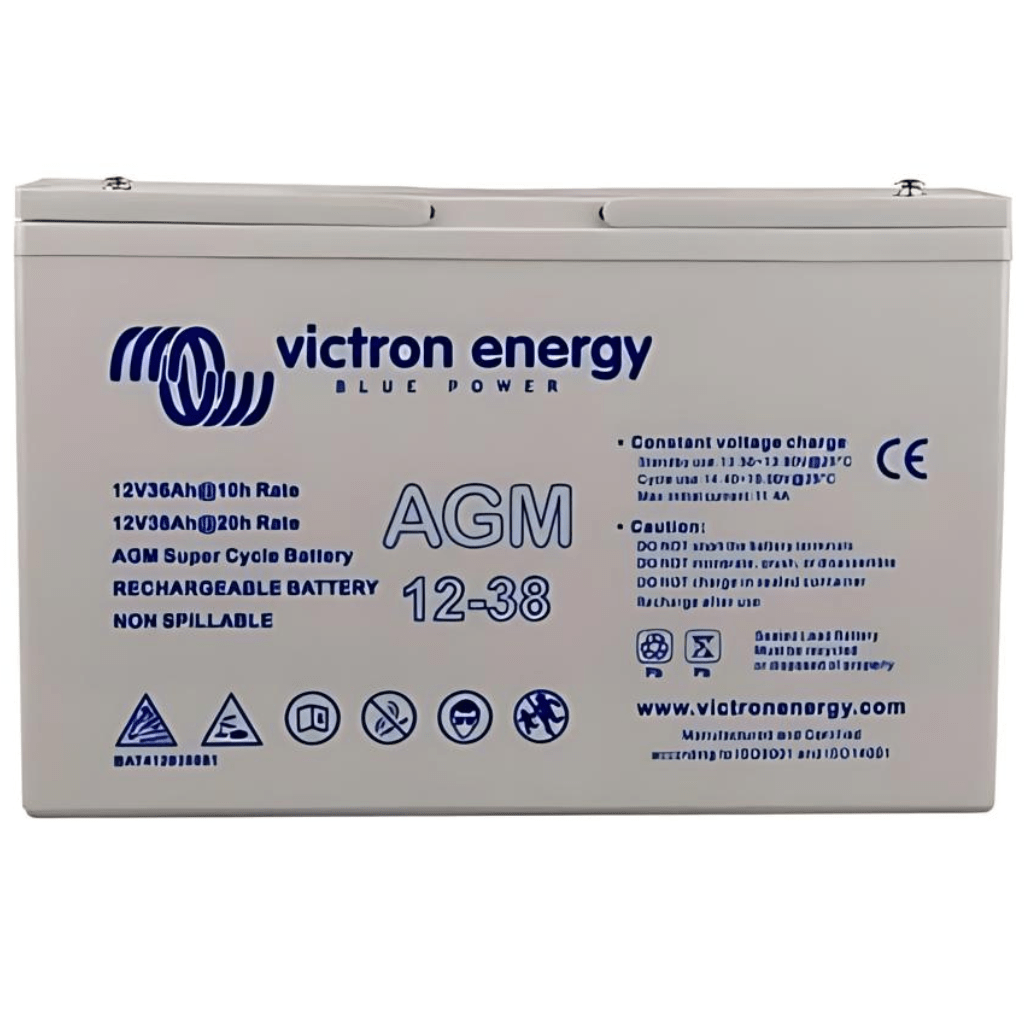 Victron Power Management & Protection Victron Energy Deep Cycle AGM Battery 12V 38Ah - BAT412350084