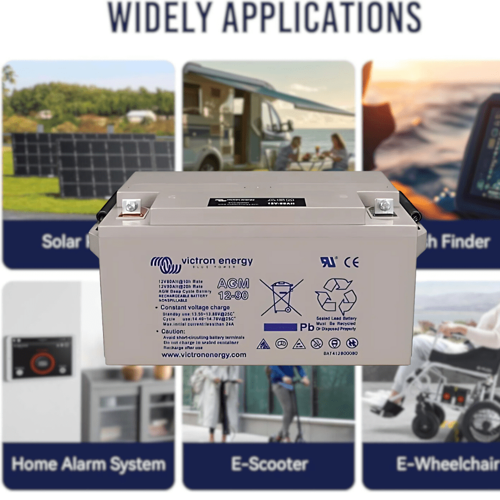 Victron Power Management & Protection Victron Energy Dual Purpose AGM Battery 12V 90Ah - BAT412800084