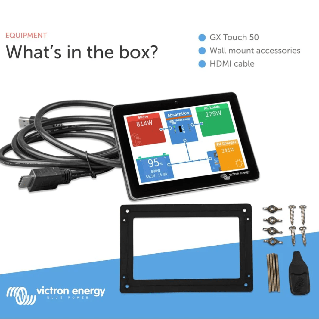 Victron Batteries & Accessories Victron Energy GX Touch 50 Standard Mount - BPP900455050