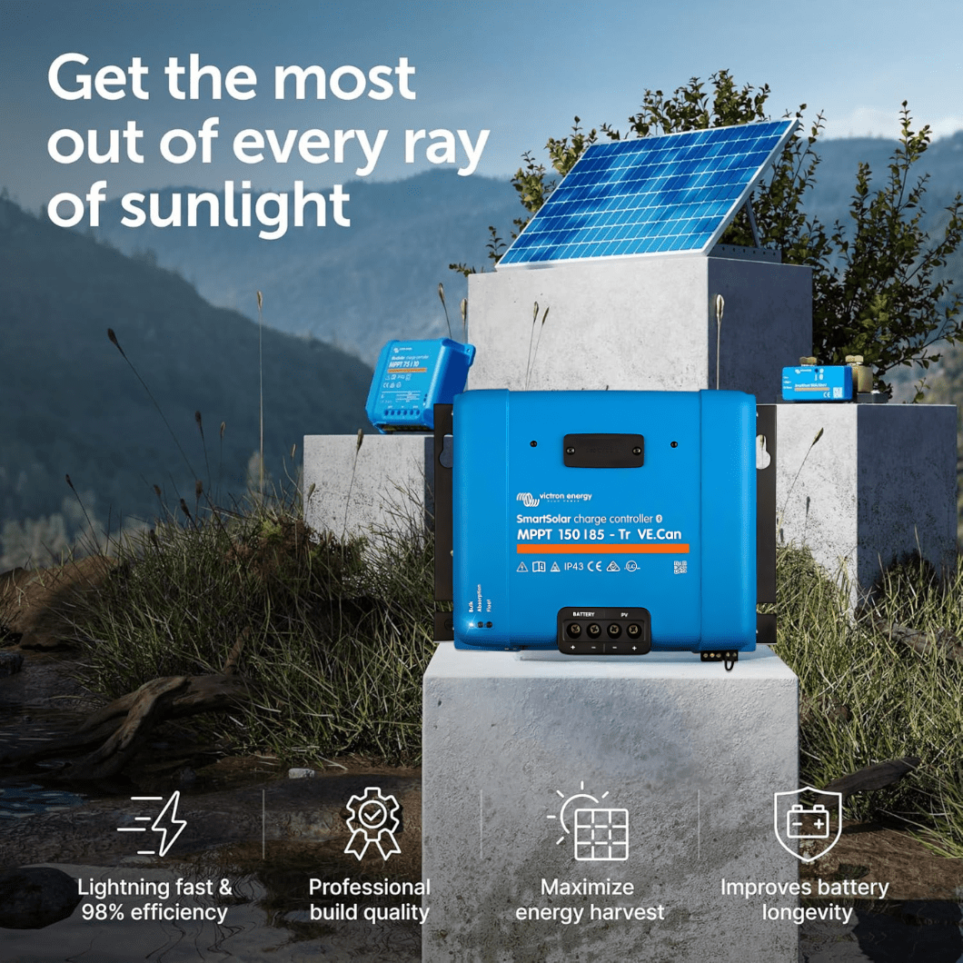 Victron Charge Controllers Victron Energy SmartSolar MPPT 150/85-Tr VE.Can Charge Controller - SCC115085410