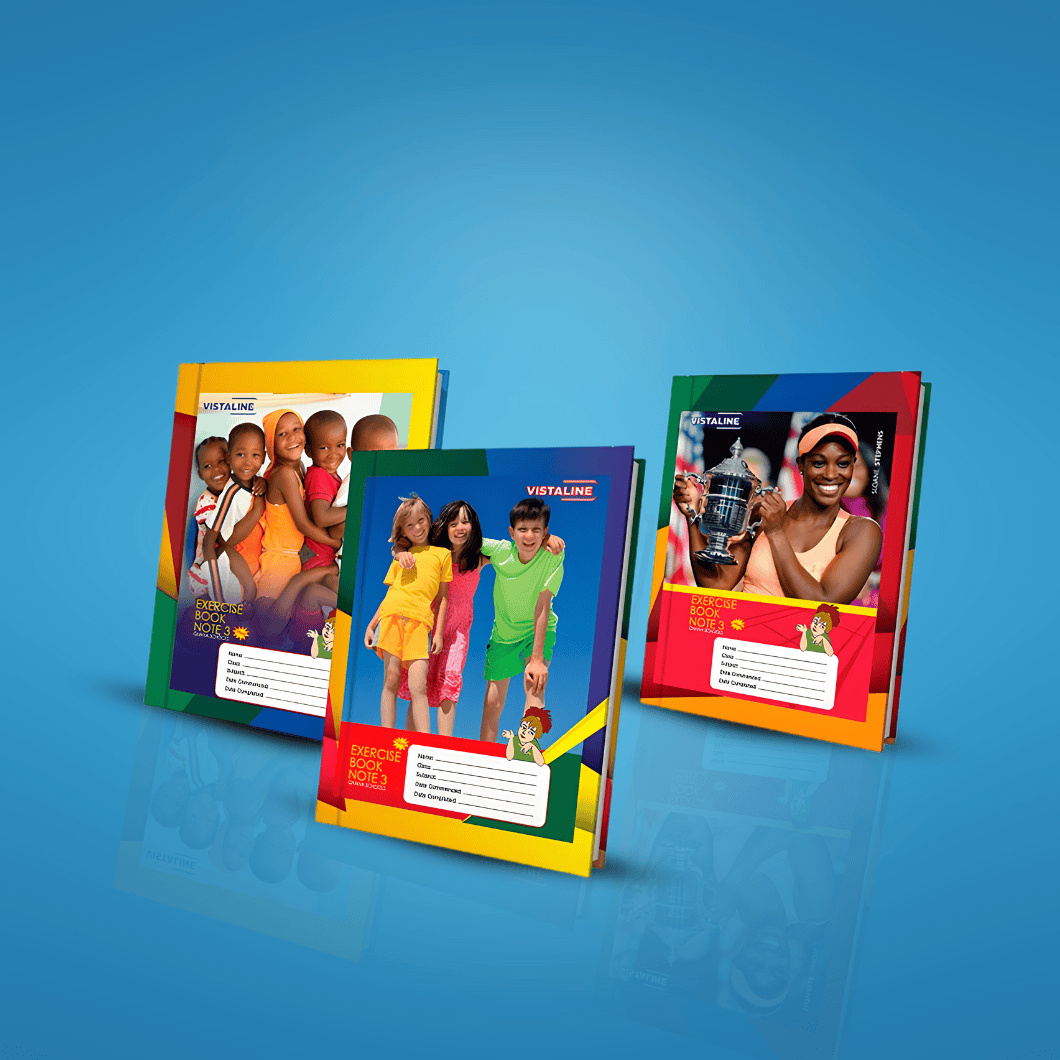 Vistaline Writing & Stationery Vistaline Flexi Note 3 Hard Cover Exercise Book - 160 Pages