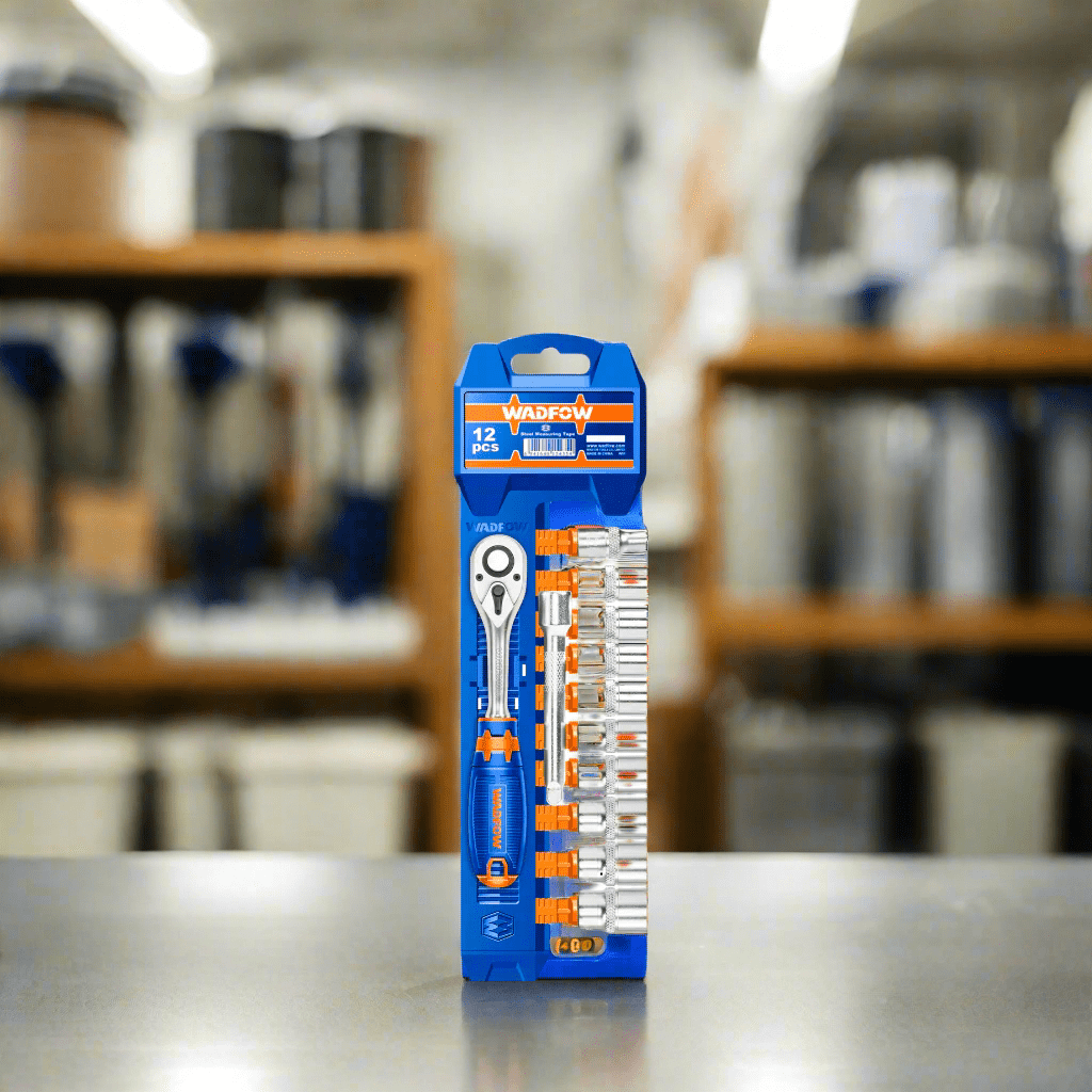 Wadfow Wrenches Wadfow 1/2" 12 Pieces Socket Set - WST2212