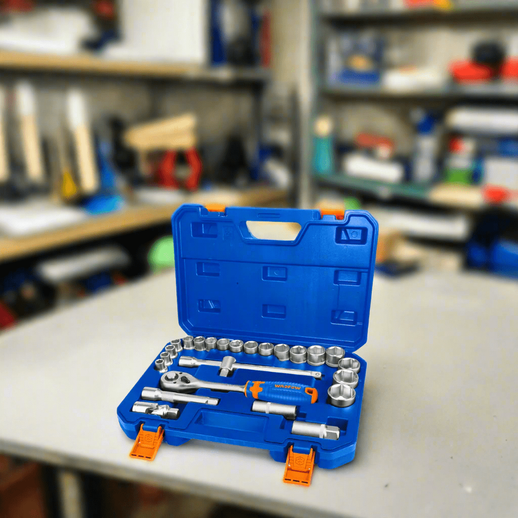 Wadfow Wrenches Wadfow 1/2" 25 Pieces Socket Set - WST2D25