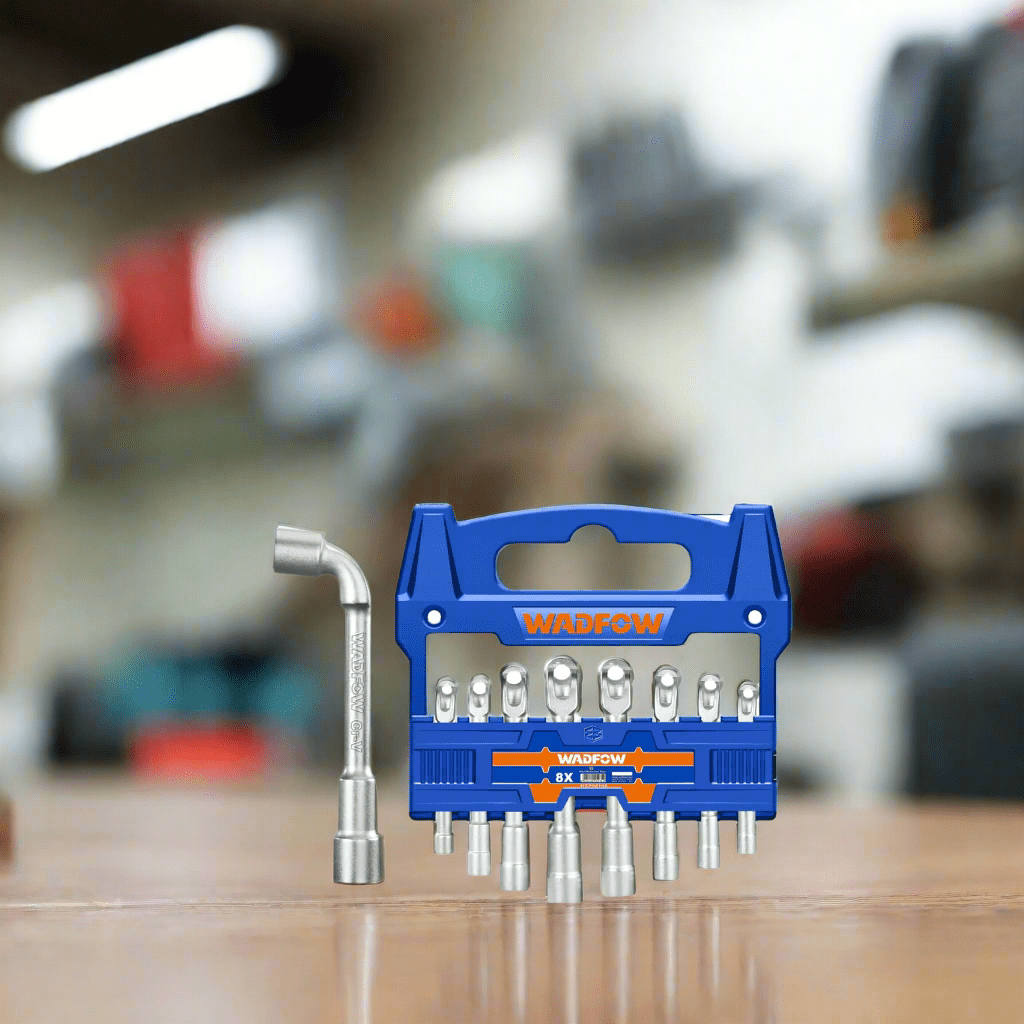 Wadfow Wrenches Wadfow 1/2" L-Angled Shaped Socket Wrench Set - WTH4208