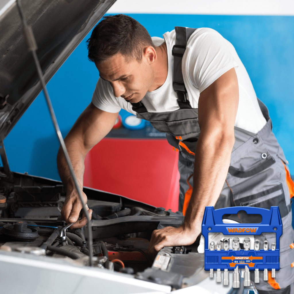 Wadfow Wrenches Wadfow 1/2" L-Angled Shaped Socket Wrench Set - WTH4208