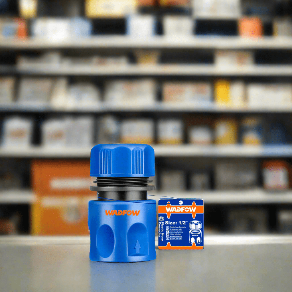 Wadfow Chuck Keys & Specialty Accessories Wadfow 1/2" Plastic Hose Quick Connector With Water-Stop Function - WQC2E12