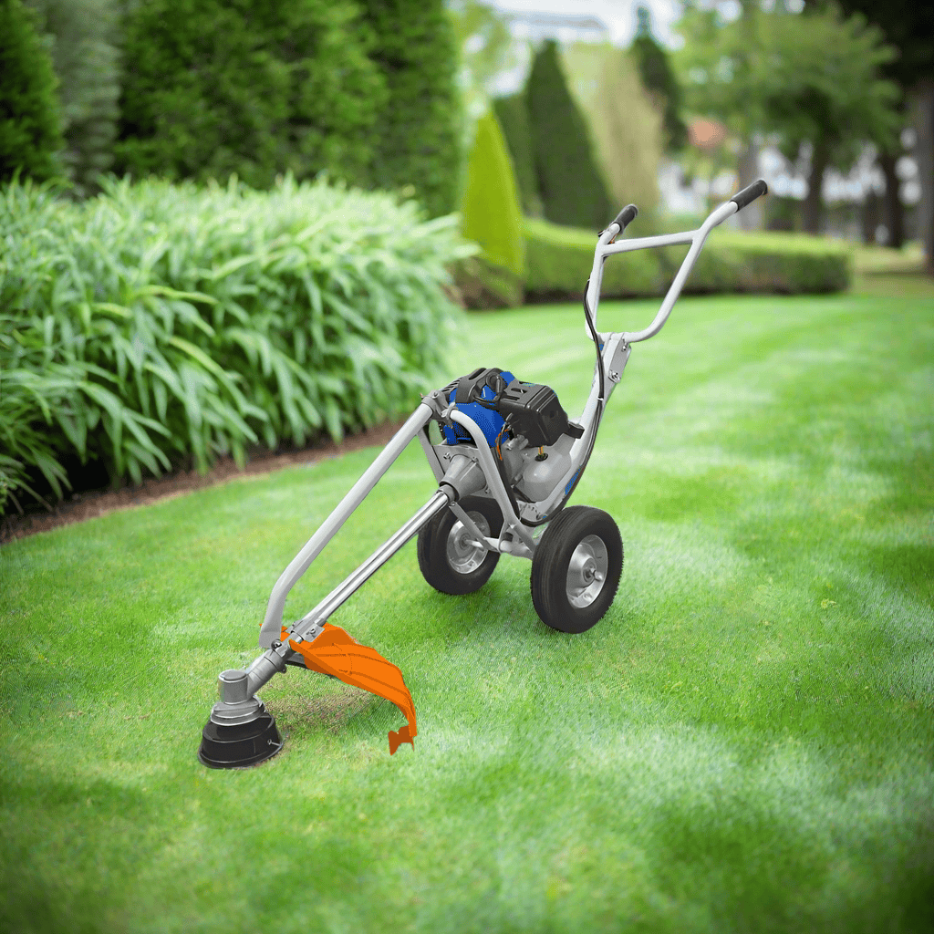 Wadfow Lawn Mower Wadfow 1.4kW Hand Push Gasoline Grass Trimmer And Bush Cutter - WGM3A52