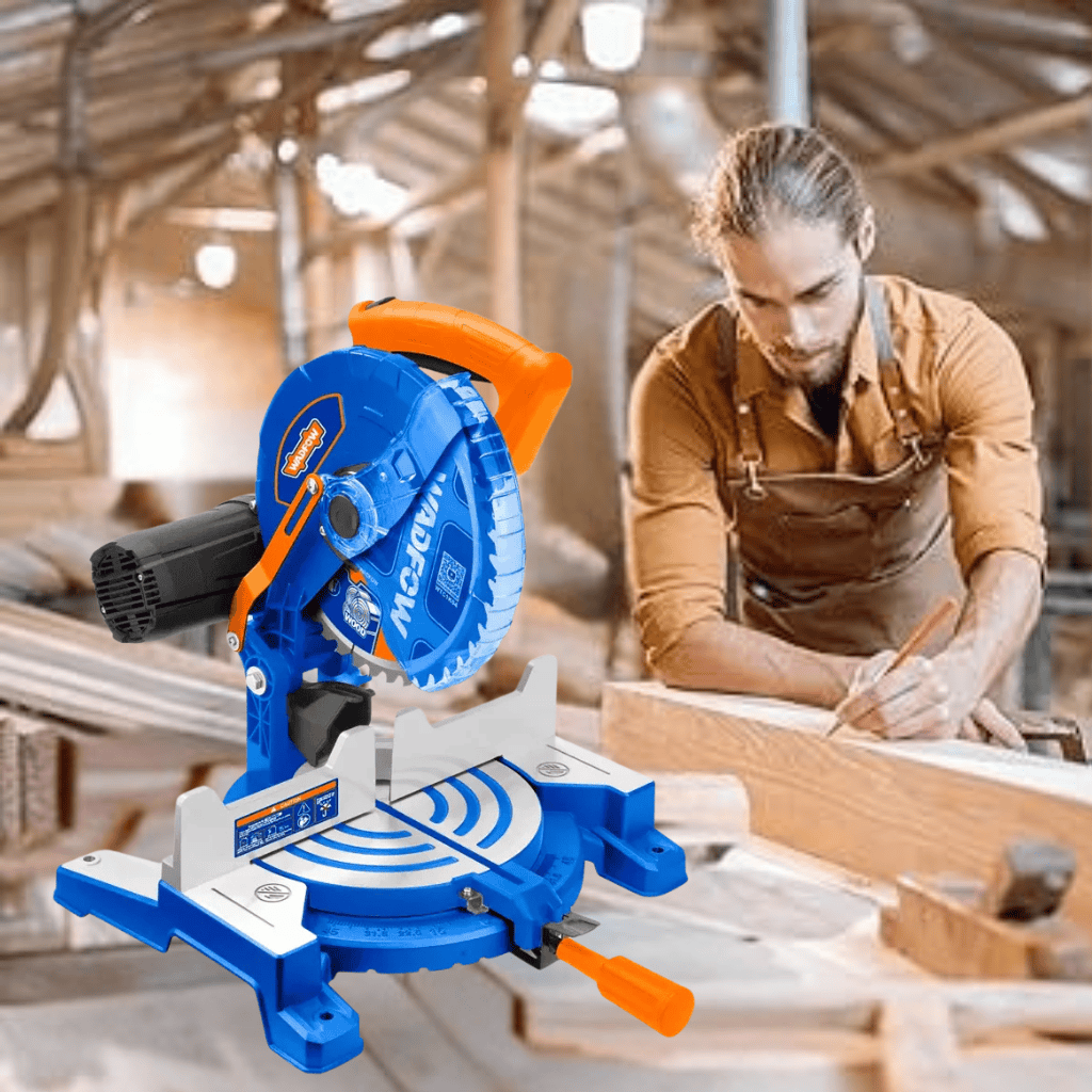 Wadfow Bench & Stationary Tool Wadfow 10" Mitre Saw 1200W - WXD12001