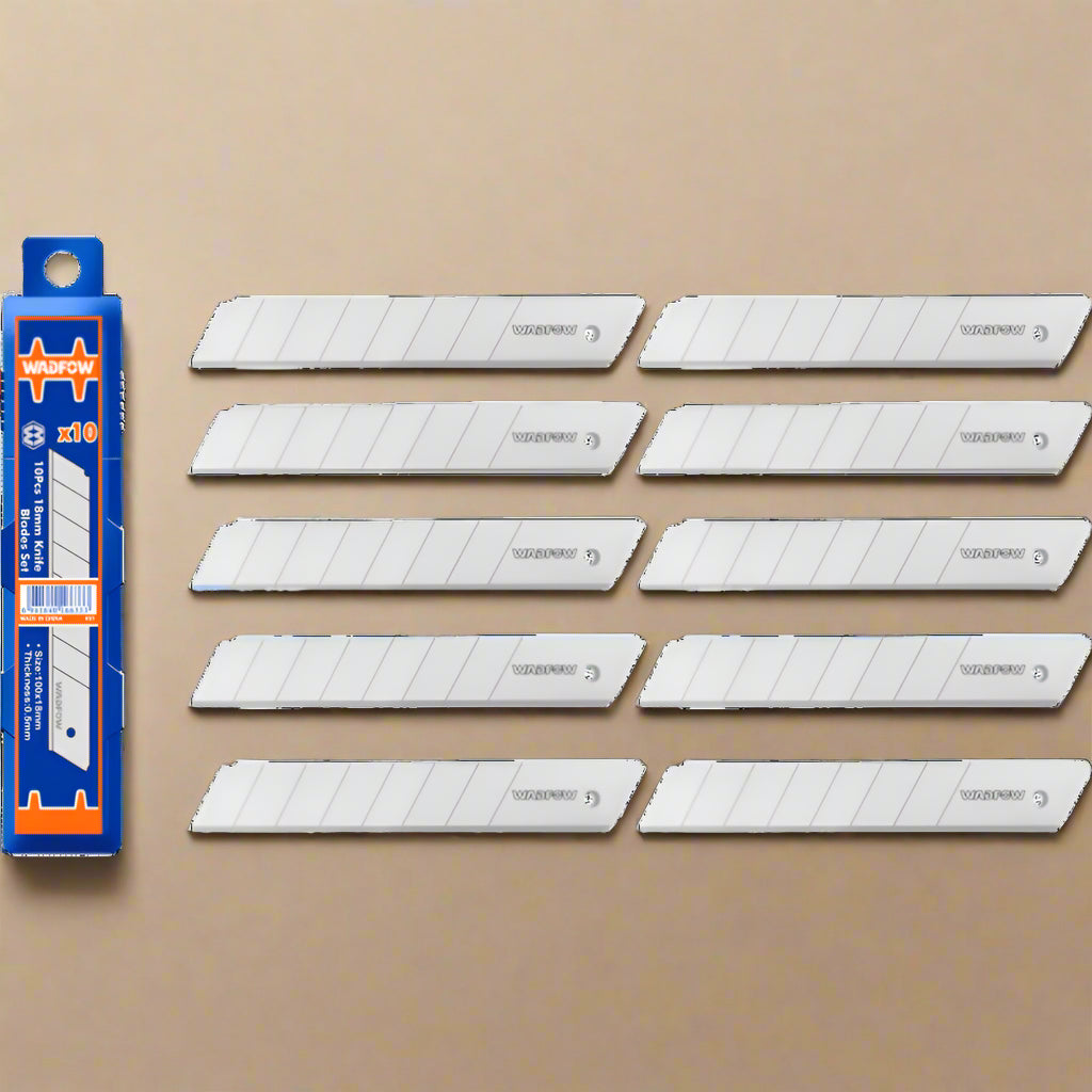 Wadfow Multi Tools & Knives Wadfow 10 Pieces Snap-Off Knife Blades Set - WMK1K09