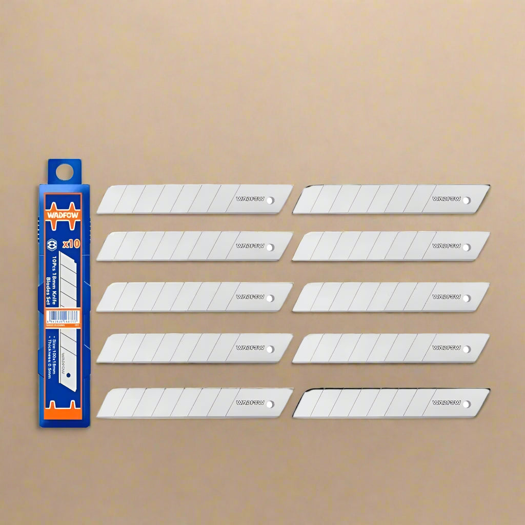 Wadfow Multi Tools & Knives Wadfow 10 Pieces Snap-Off Knife Blades Set - WMK1K18