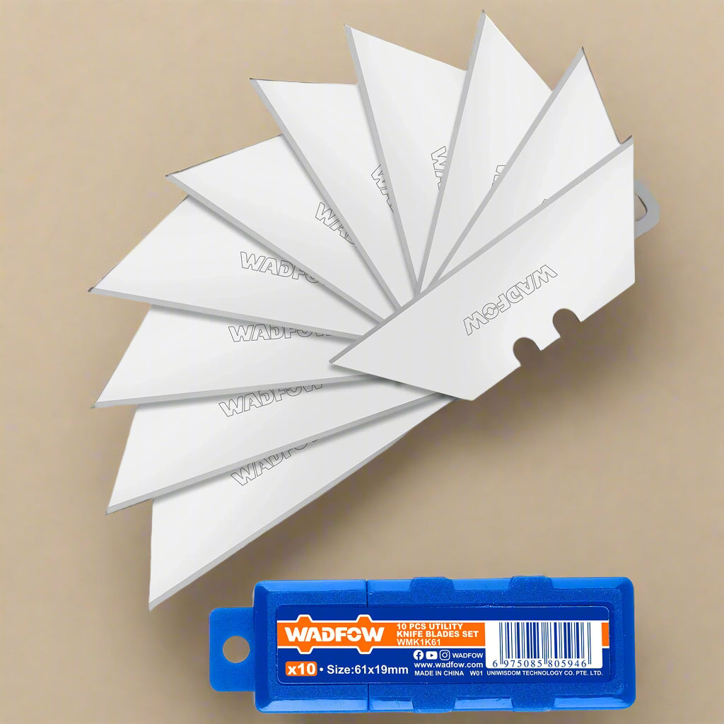 Wadfow Multi Tools & Knives Wadfow 10 Pieces Utility Knife Blades Set - WMK1K61