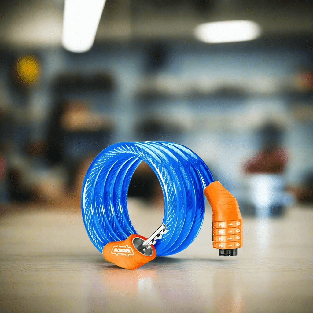 Wadfow Padlocks & Accessories Wadfow 10x1200mm Bicycle Cable Lock - WBK2110