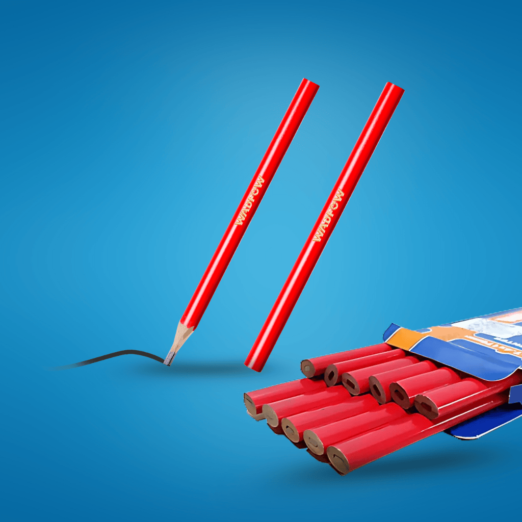 Wadfow Tape Measure Wadfow 12-Piece Carpenter Pencil - WMQ1512