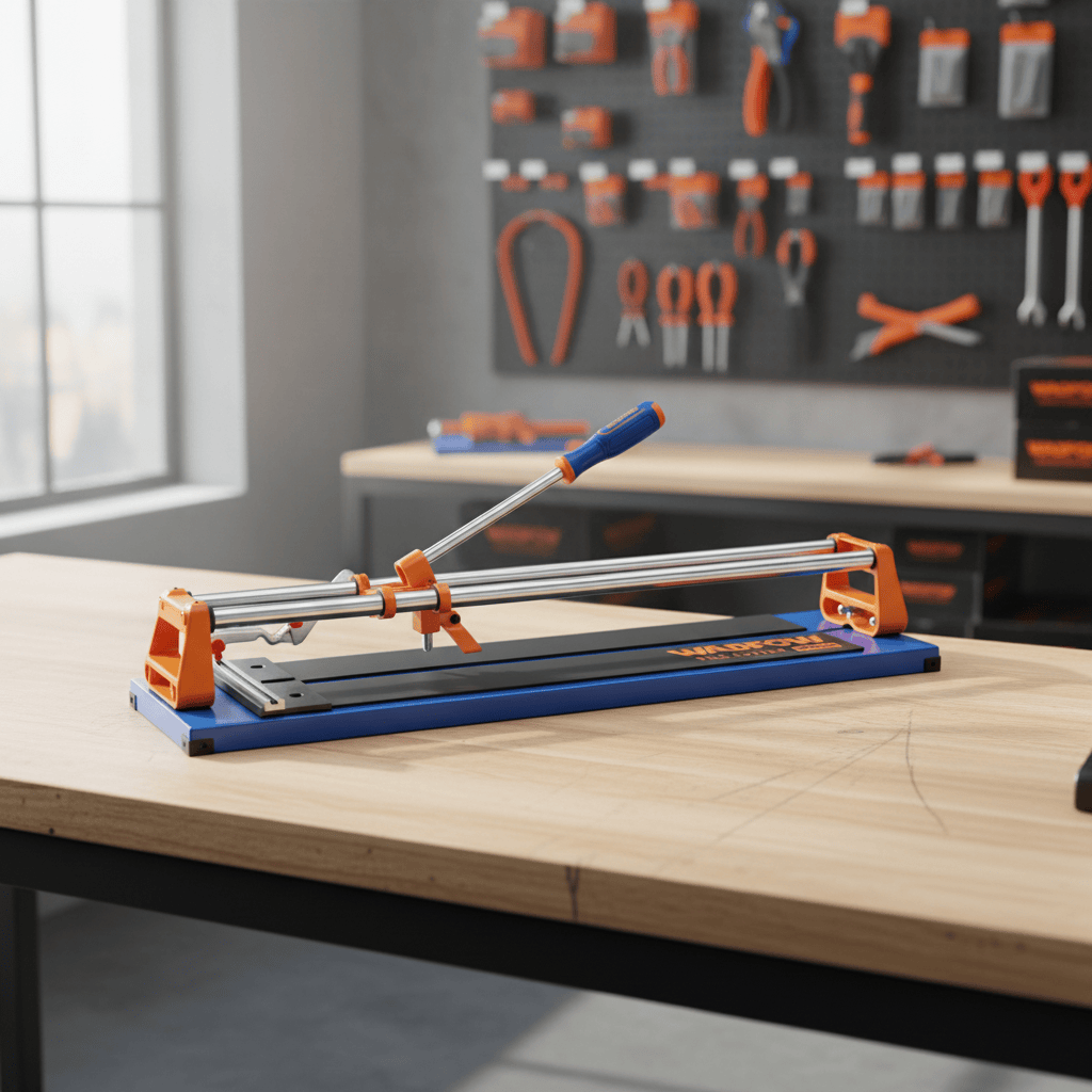 Wadfow Marble & Tile Cutters Wadfow 1200mm Manual Tile Cutter with Tungsten Carbide Ball Bearing Blade - WTR8512