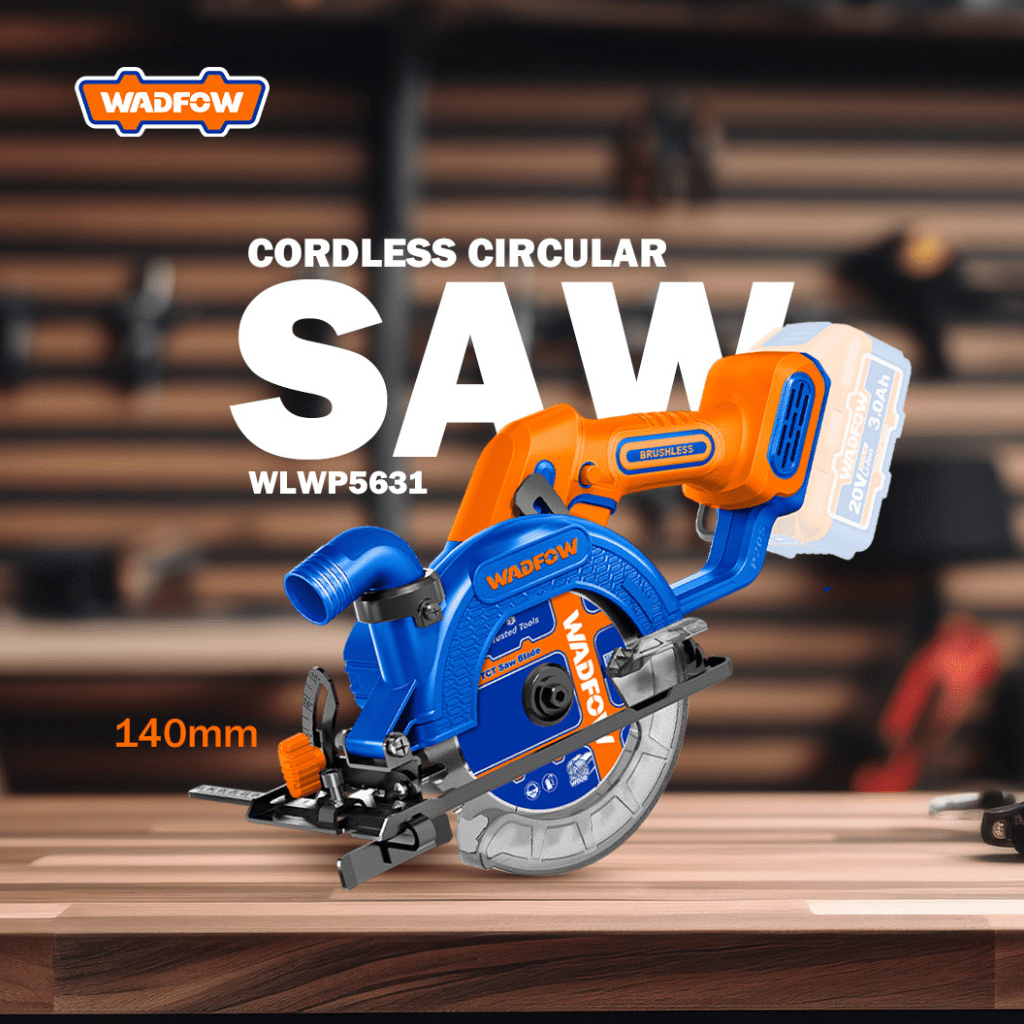 Wadfow Circular Saw Wadfow 140mm Cordless Circular Saw - WLWP5631