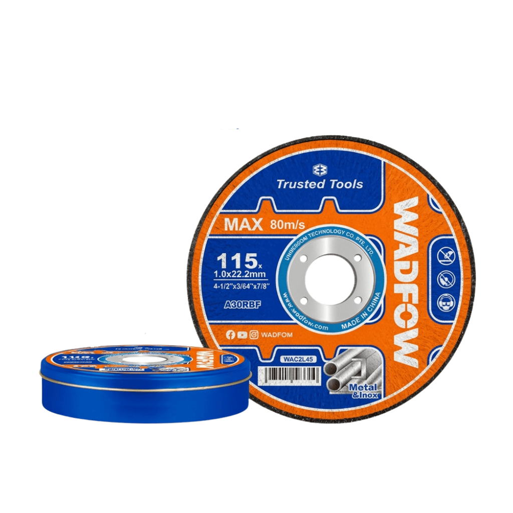 Wadfow Abrasive Metal Cutting Disc Set Wadfow 15-Piece 115mm/4" Abrasive Metal Cutting Disc Set - WAC2L45