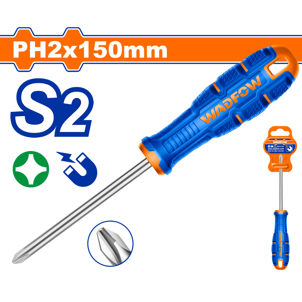 Wadfow Screwdrivers Wadfow 150 x 6mm Slotted Screwdriver - WSDB226