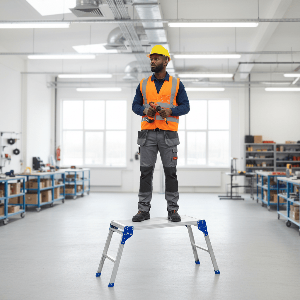 Wadfow Lifting & Workshop Equipment Wadfow 150kg Foldable Aluminium Working Platform - WLDT115
