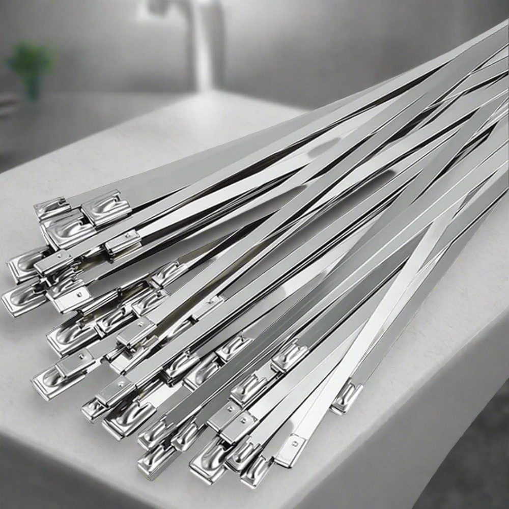 Wadfow Fasteners Wadfow 150mm Stainless Steel Cable Ties - WFZ15046