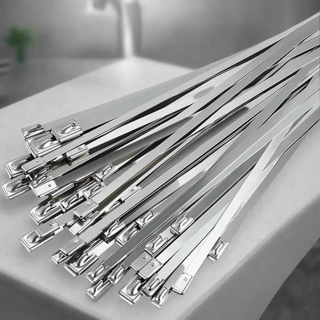 Wadfow Fasteners Wadfow 150mm Stainless Steel Cable Ties - WFZ15046