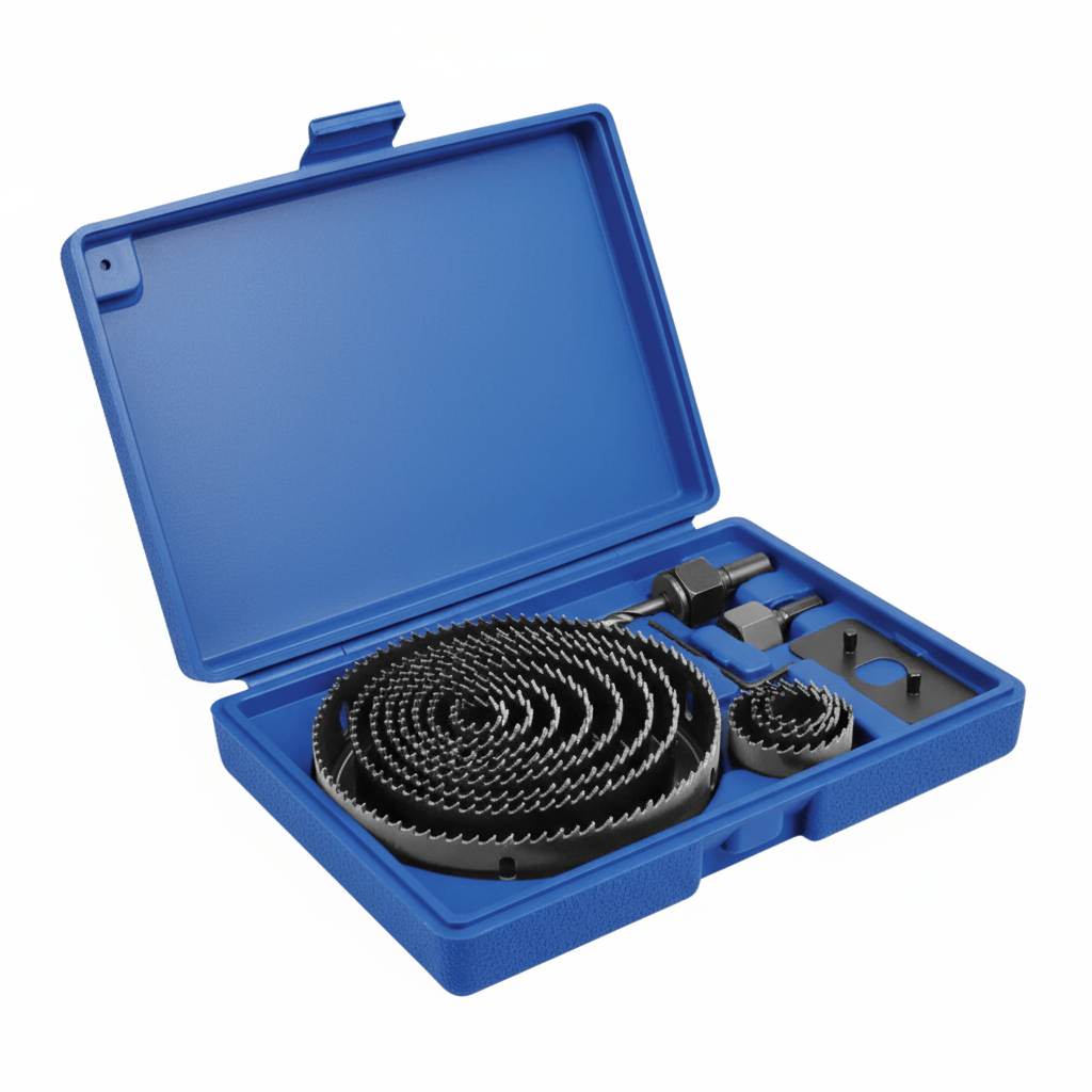 Wadfow Hole Saws & Cores Wadfow 16 Pieces Carbon Steel Hole Saw Set - WKJ4416